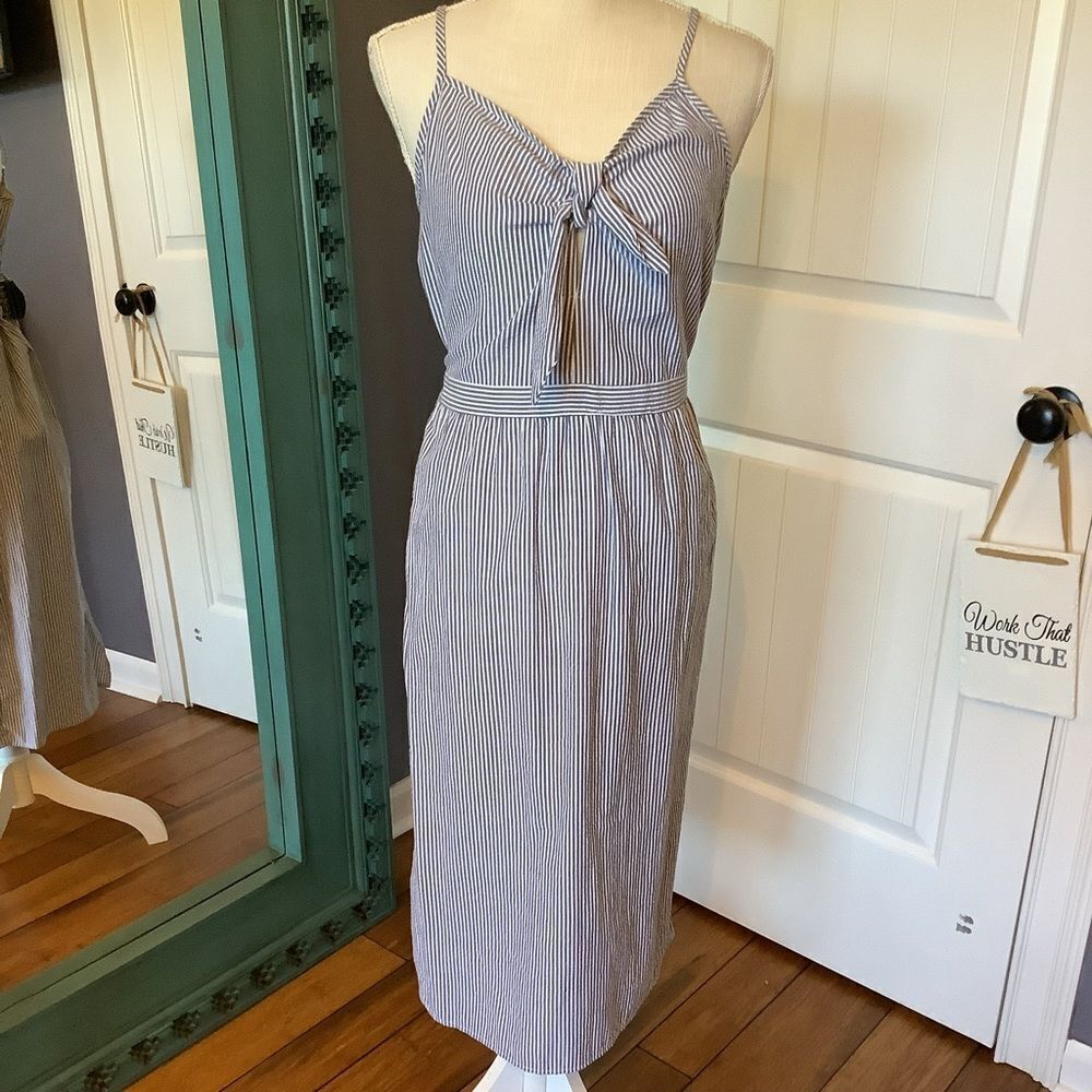 Love‎ Notes Oxford Stripe Sun Dress 💜🎡😎